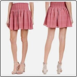 NWT Parker Smocked Waist Pink skirt
